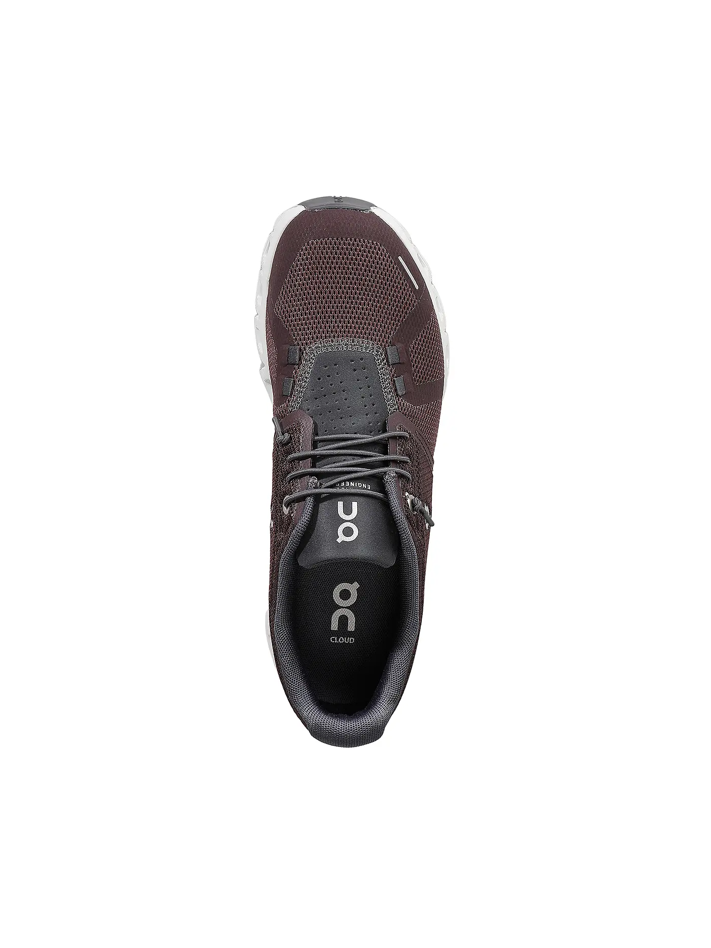 ON | Sneaker CLOUD 5 WATERPROOF | dunkelrot